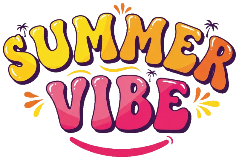 Áo Thun Kem Summer Vibe Phong Cách Groovy Design - 300326-16-49-SDZ