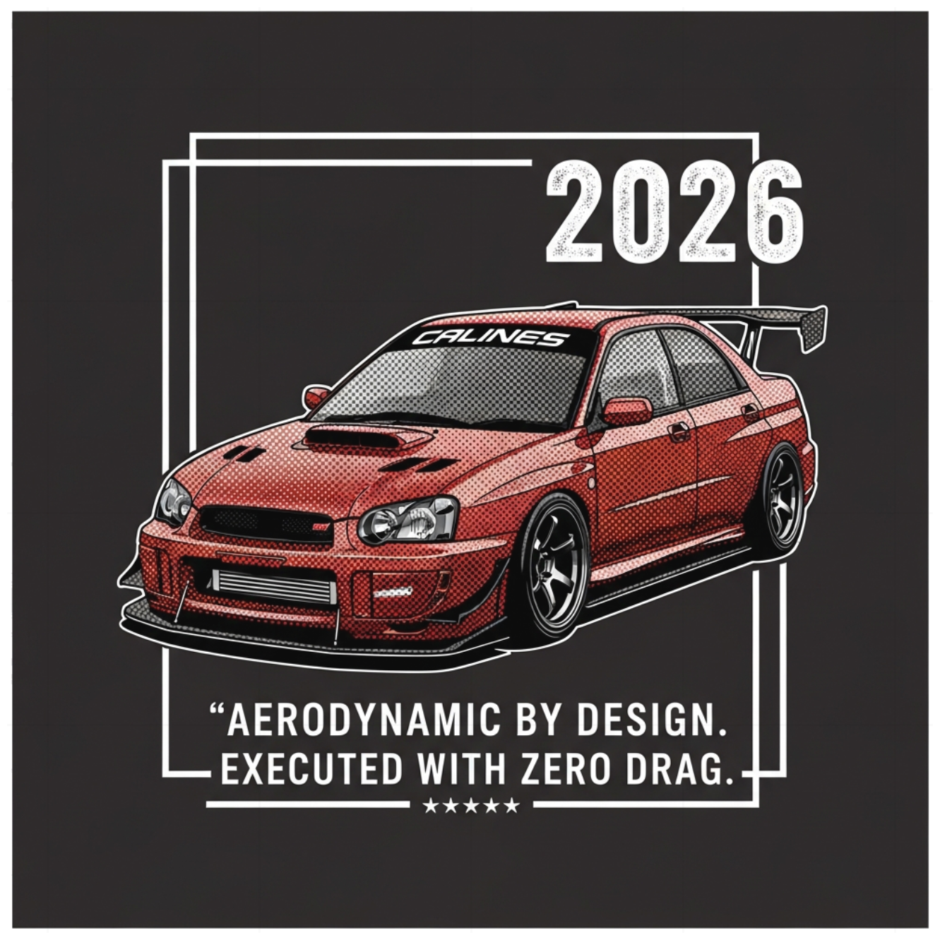 Áo Thun Unisex Subaru Impreza WRX STI 2026 Form Rộng Cotton 100% Co Giãn 4 Chiều - Áo Phông Streetwear JDM Đỉnh Chóp - 300526-14-55-NTH