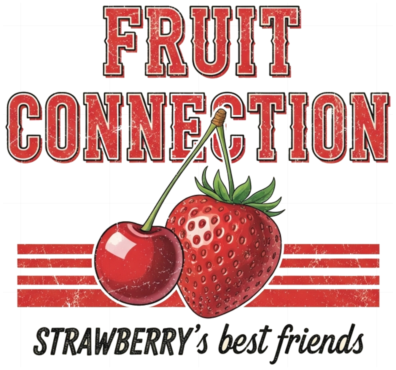 Áo Thun Trắng Unisex Retro Y2K Fruit Connection Quả Dâu Đỏ Streetwear Cực Chất - 300526-16-18-ZZB