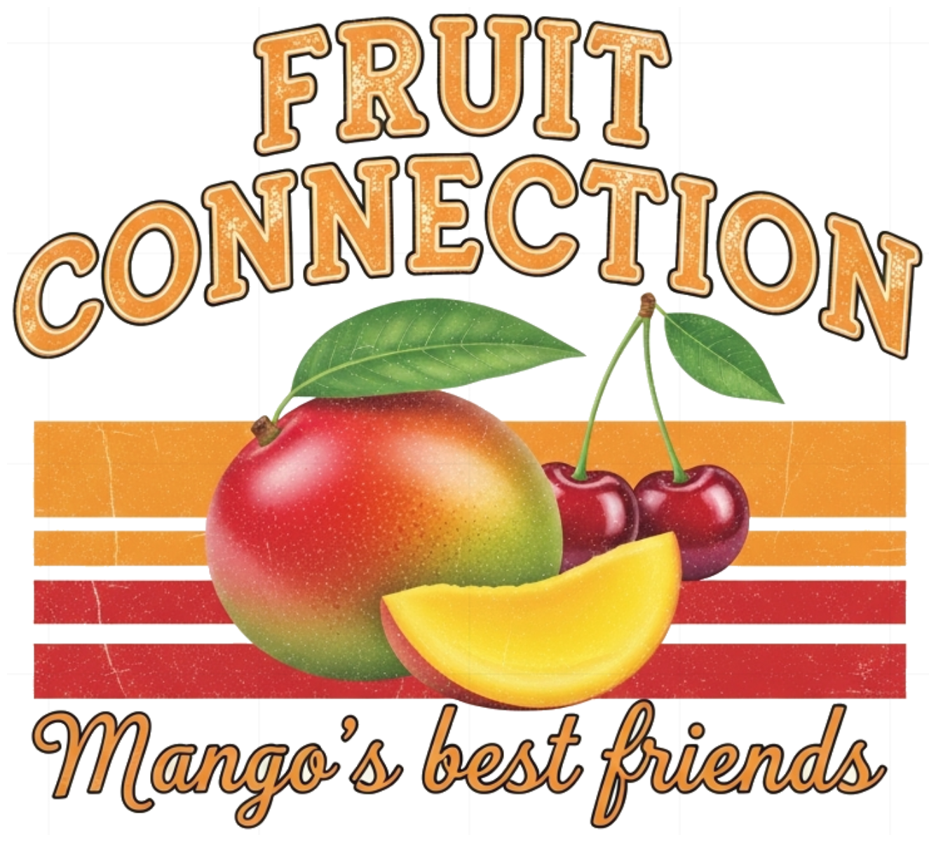 Áo Thun Unisex Form Rộng Retro Y2K Graphic Fruit Connection Mango - Áo Phông Trắng Cotton Local Brand Streetwear Đi Chơi Cực Chất - 300526-16-31-AGH