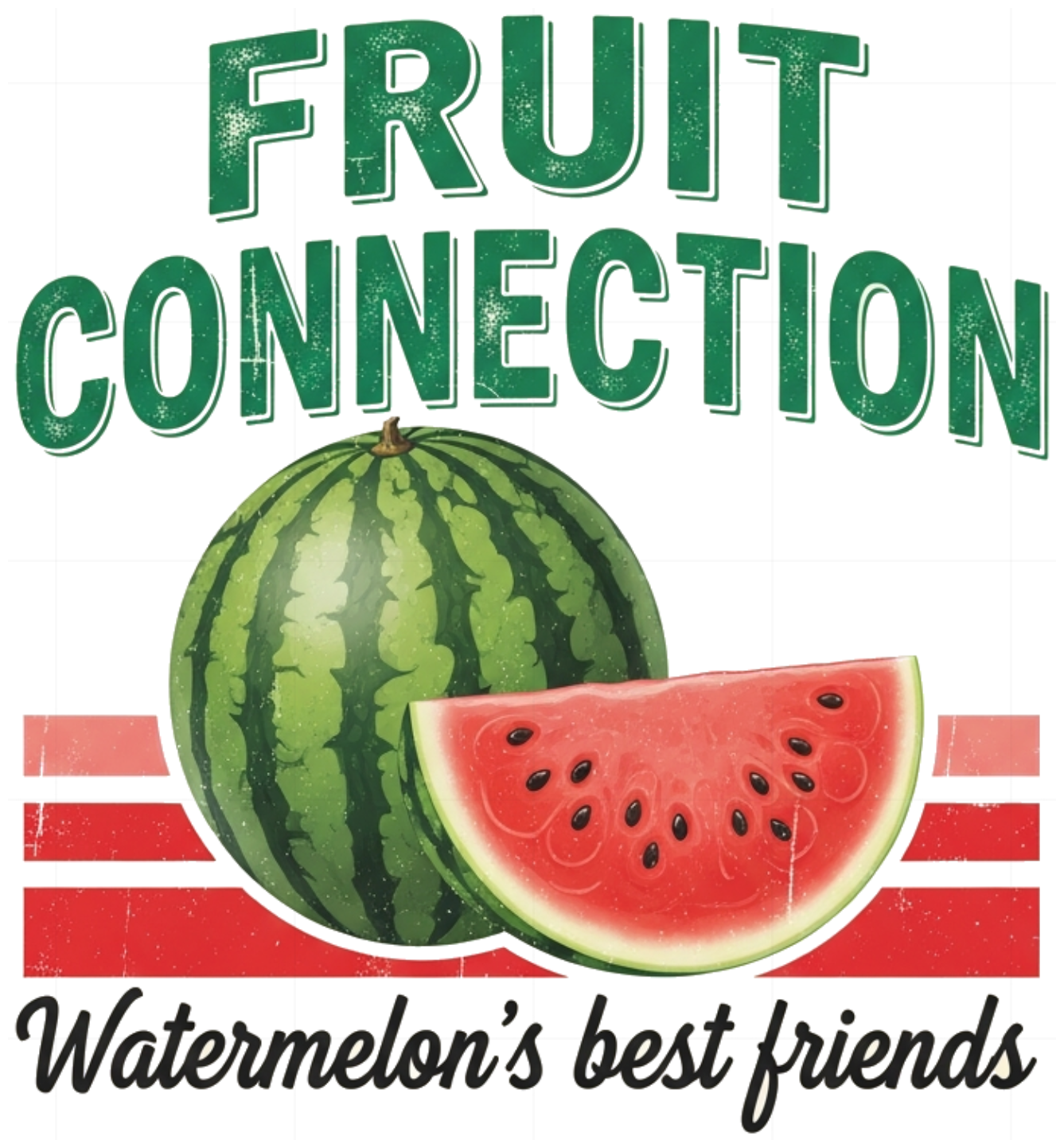 Áo Thun Unisex Phông Trắng Retro Y2K Watermelon Fruit Connection - Áo Phông Nam Nữ Form Rộng Streetwear Vintage Local Brand Chất Cotton Mùa Hè 2024 - 300526-16-42-KKA