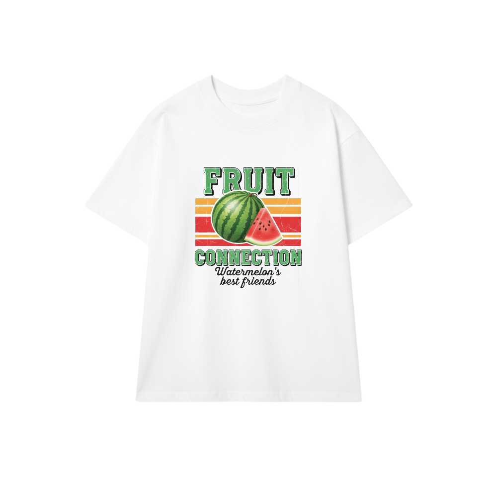 Áo Thun Unisex Form Rộng Retro Y2K Fruit Connection - Áo Phông Nam Nữ Streetwear Vintage Cotton 100% Cực Chất - 300526-16-42-LXK