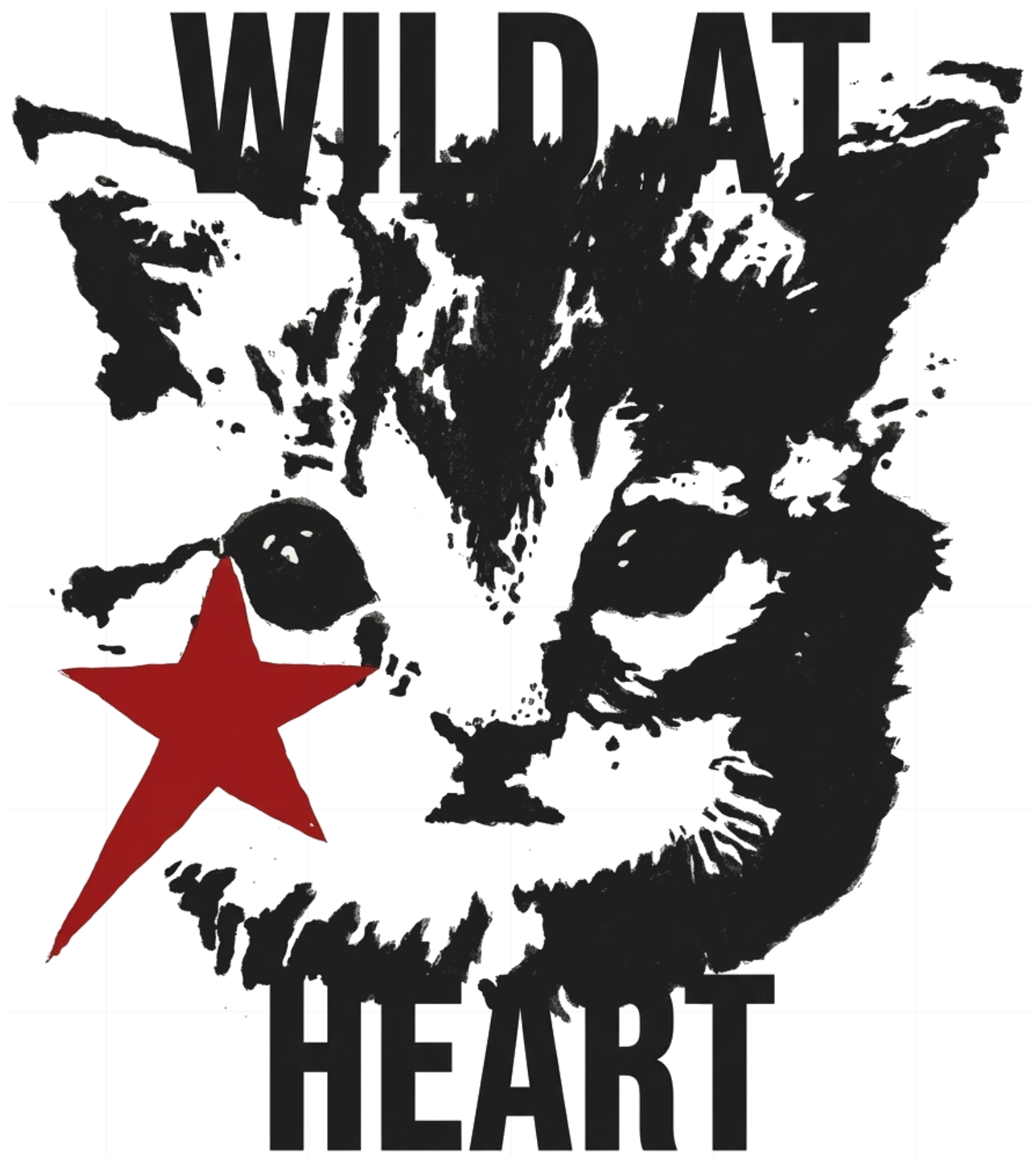 Áo Thun Tay Dài Wild At Heart Graphic Mèo Punk Streetwear Form Rộng Cotton Cao Cấp - 300926-11-03-LNF