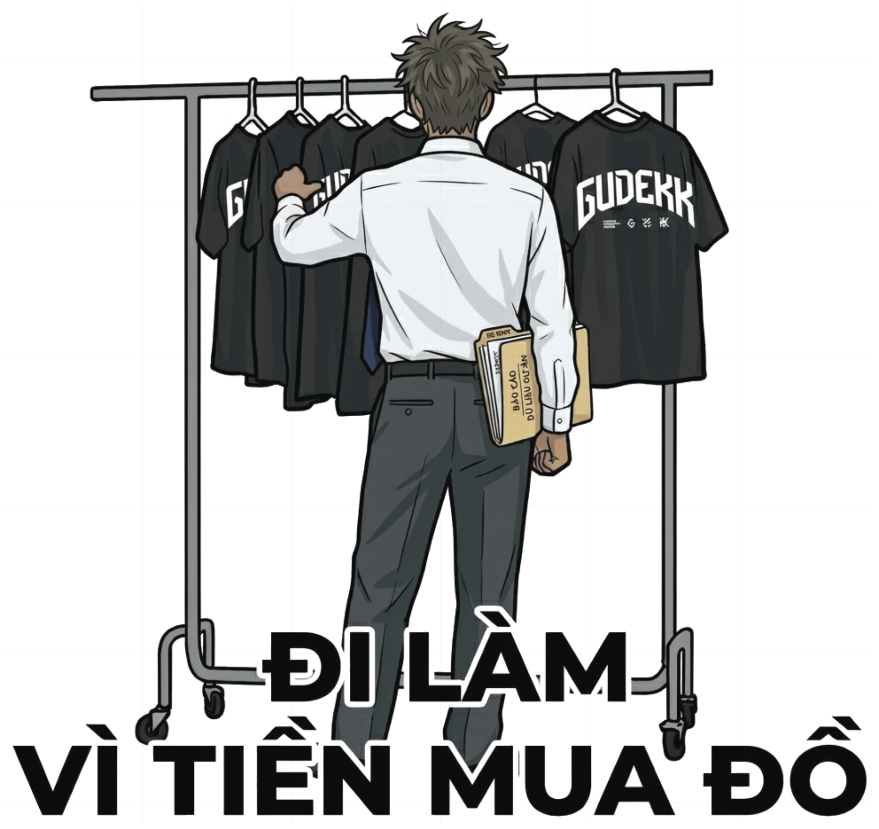 Áo Thun Vì Tiền Mua Đồ Unisex Form Rộng Streetwear Gen Z vietnam.yo - 300926-14-36-LBU