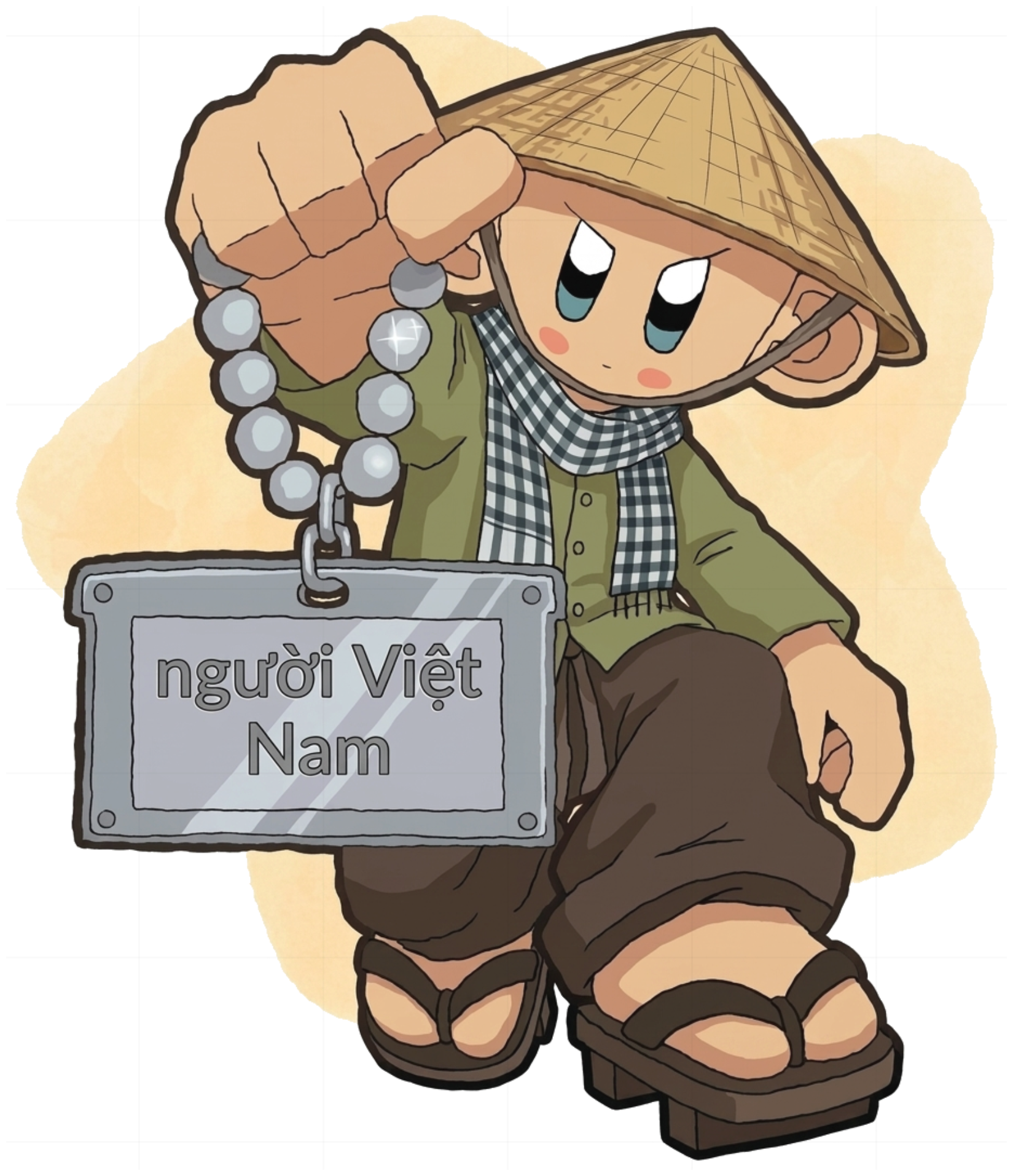 Áo Thun Chibi Việt Nam Unisex Form Rộng Streetwear Graphic Tee vietnam.yo - 300926-15-12-SVF