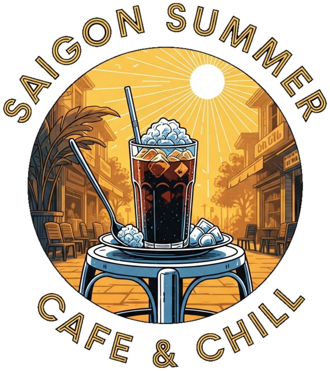 Áo Thun Màu Kem Saigon Summer Phong Cách Urban - 310326-16-21-CKI