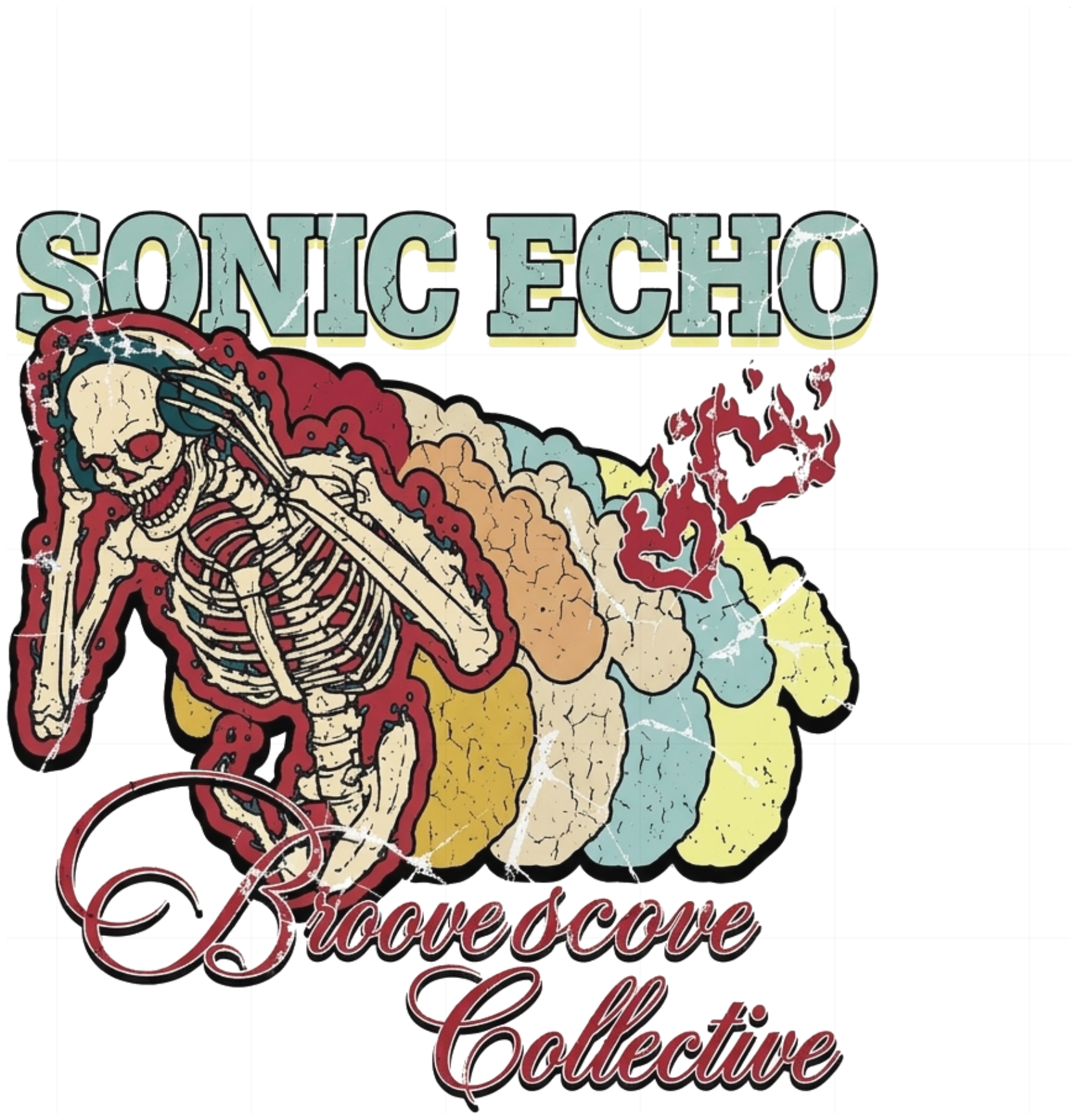 Áo Thun Sonic Echo Groove Collective Boxy Form Rộng Unisex Cotton Streetwear Local Brand | 311026-09-16-BDT