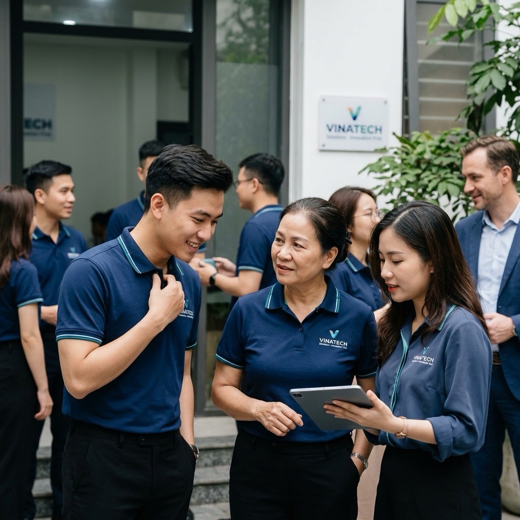 Thiết kế áo thun đồng phục chuẩn UI/UX cho thế giới vật lý