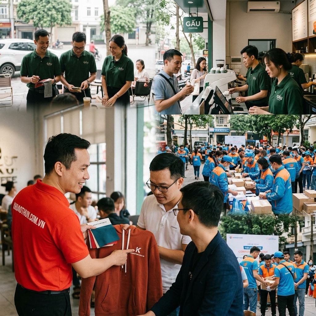 Hình ảnh áo thun đồng phục