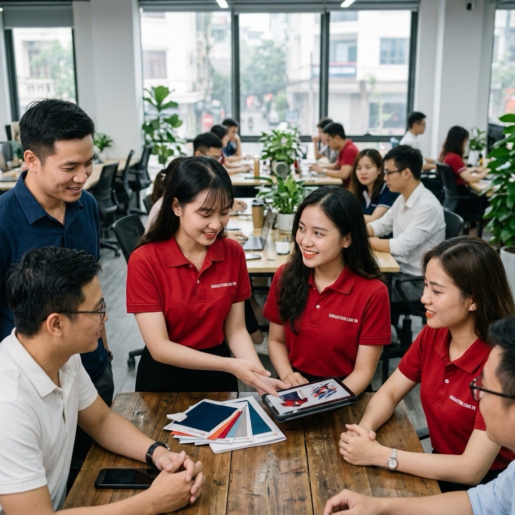 Hình ảnh áo thun đồng phục