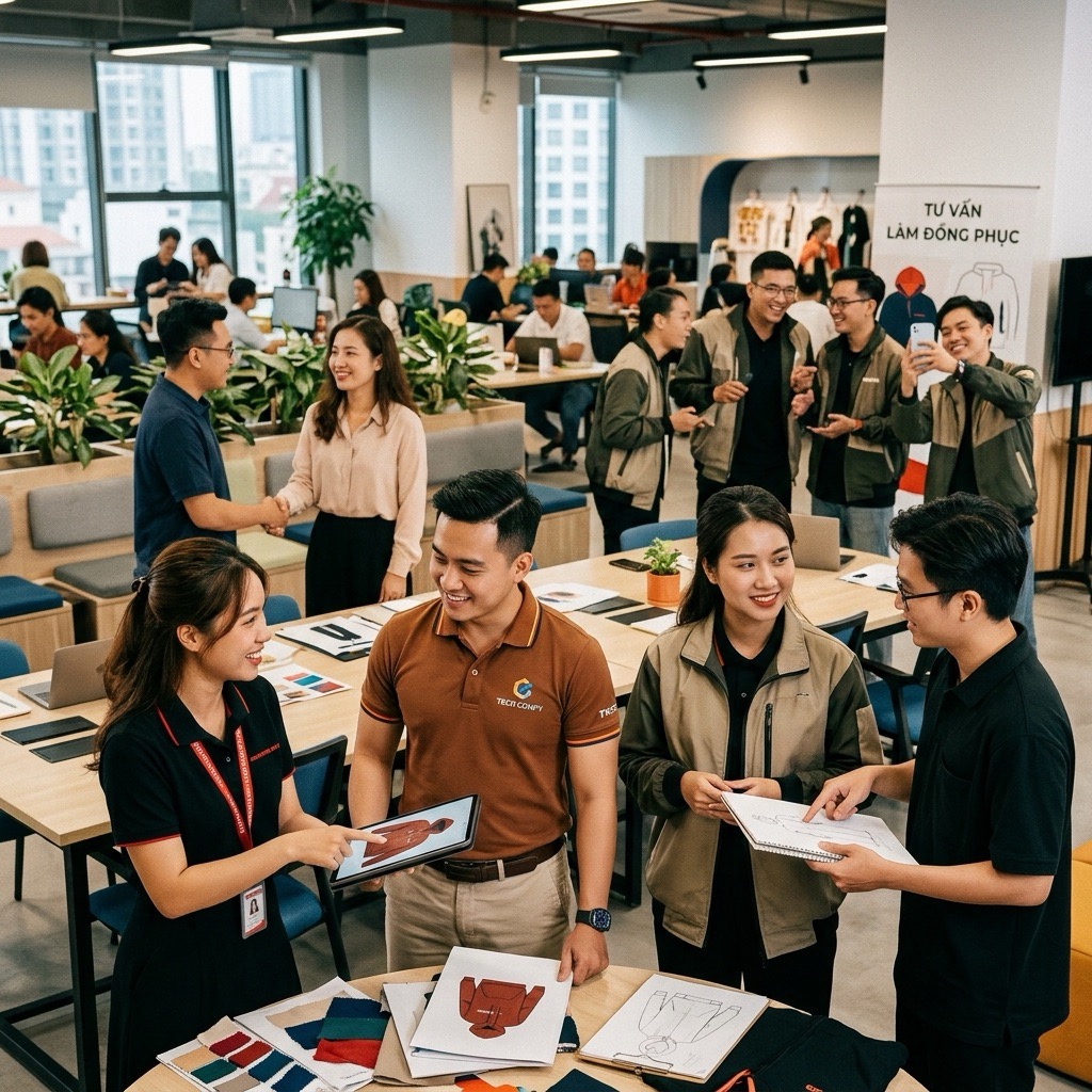 Hình ảnh áo thun đồng phục