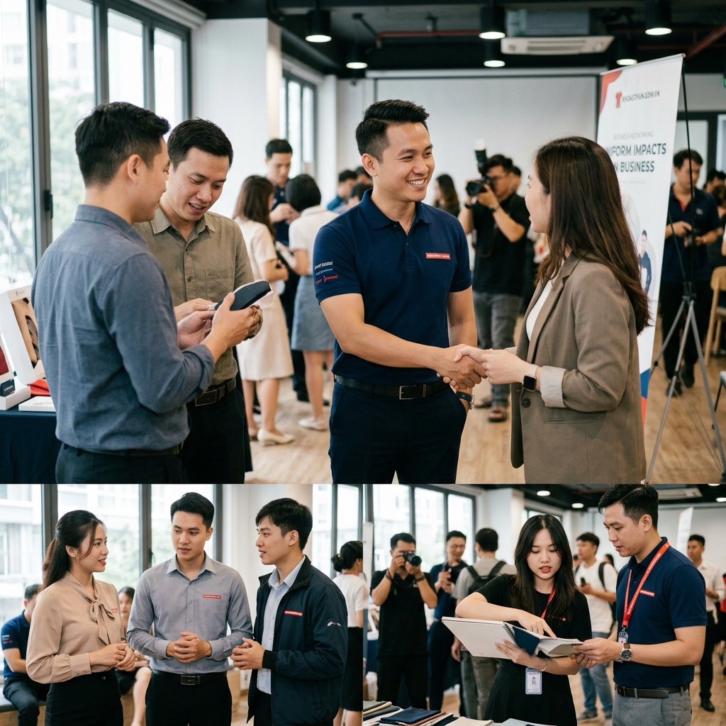 Tương lai của áo thun đồng phục: Tích hợp công nghệ IoT và mã QR