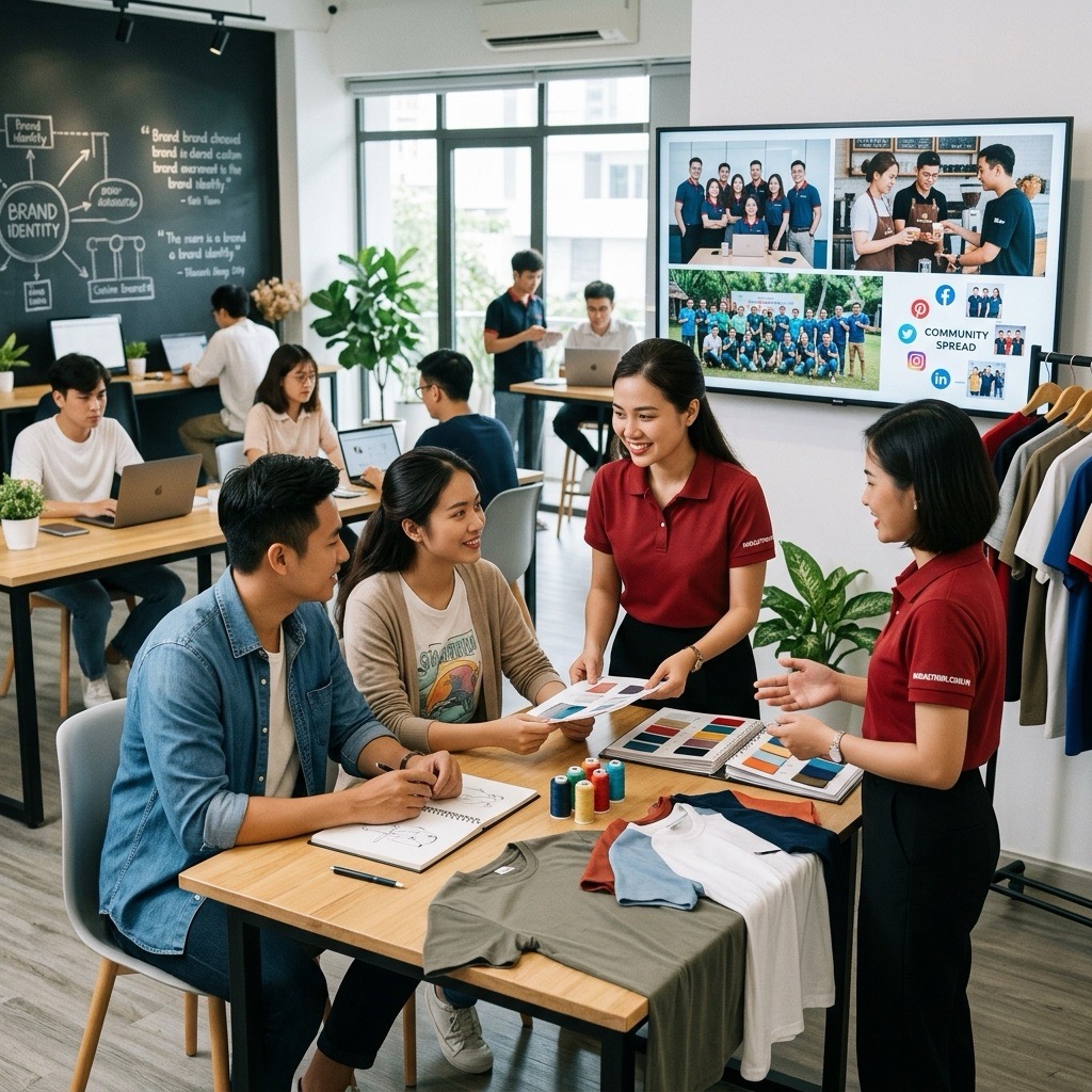 Hình ảnh áo thun đồng phục