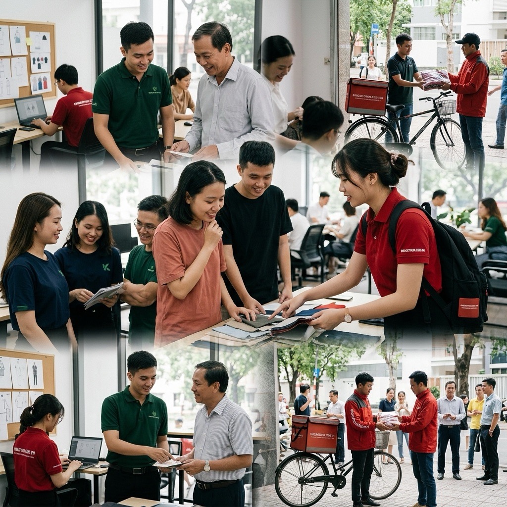 Hình ảnh áo thun đồng phục