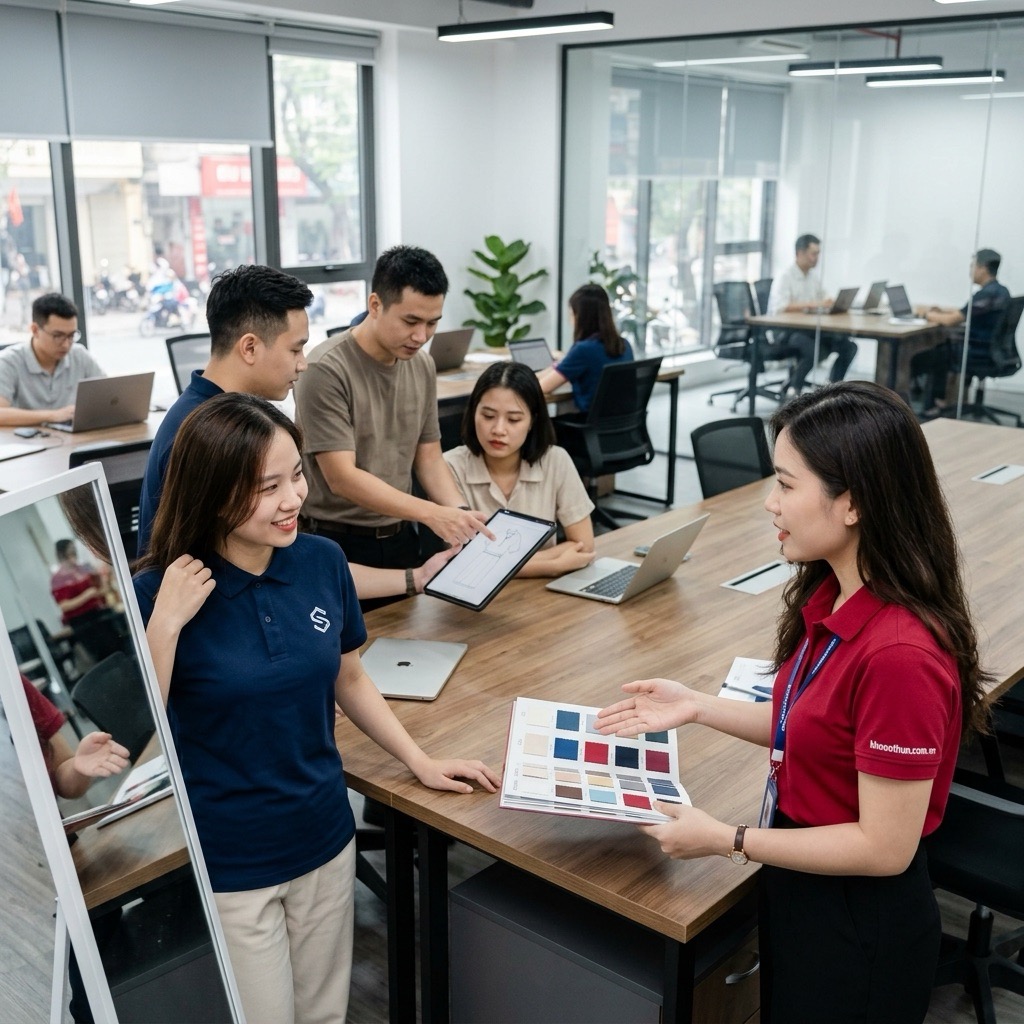 Hình ảnh áo thun đồng phục