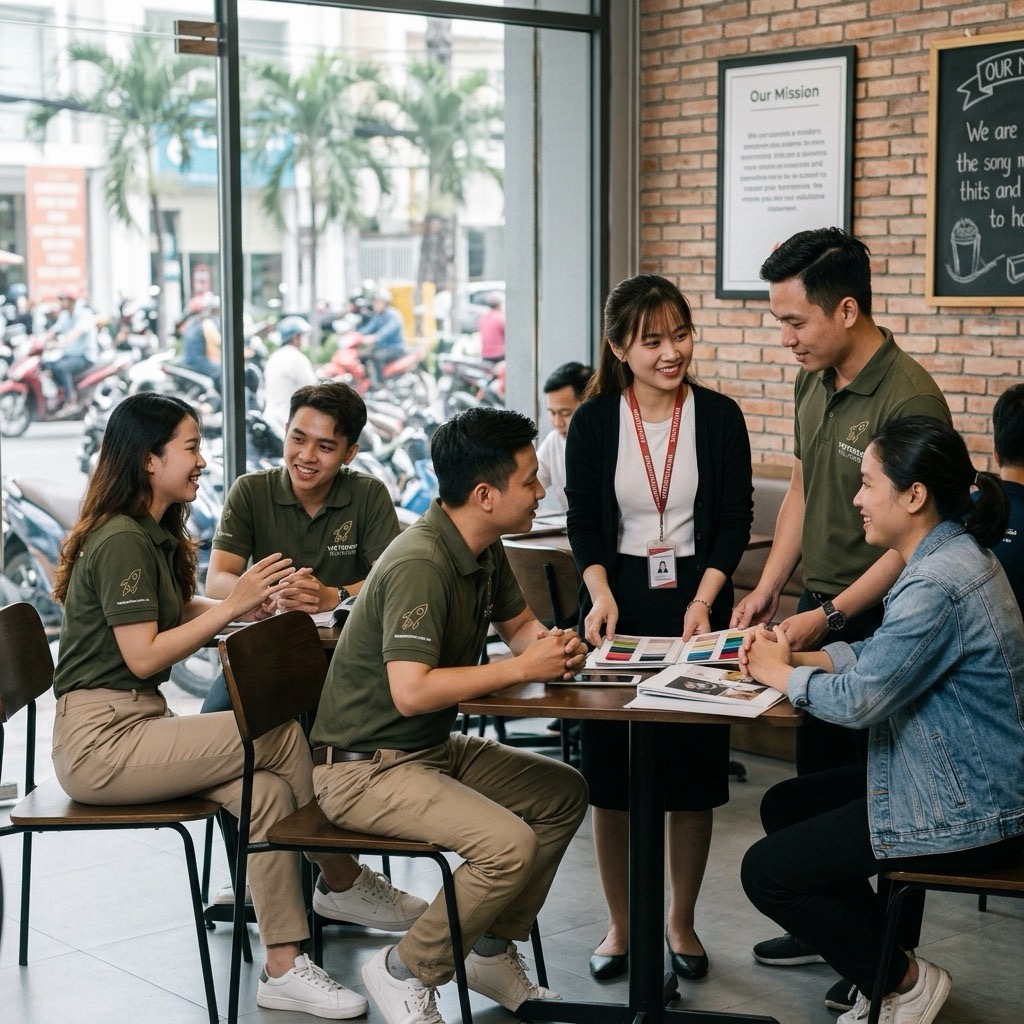 Áo thun đồng phục trong các chiến dịch ra mắt sản phẩm mới