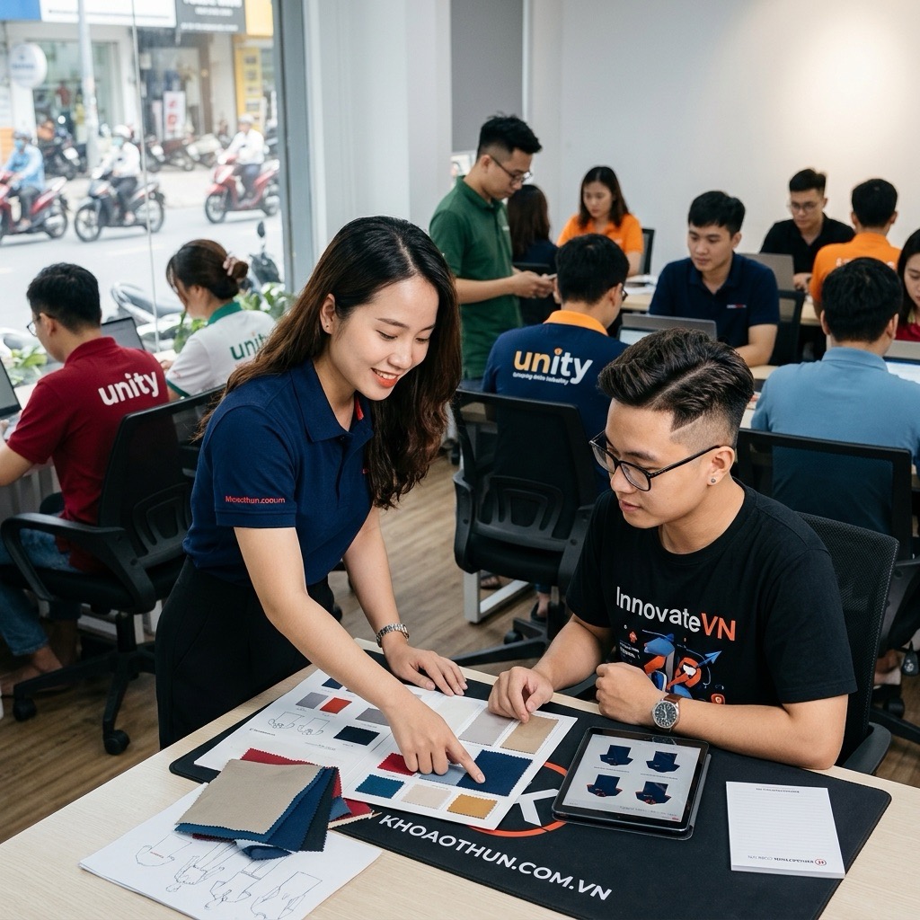Hình ảnh áo thun đồng phục