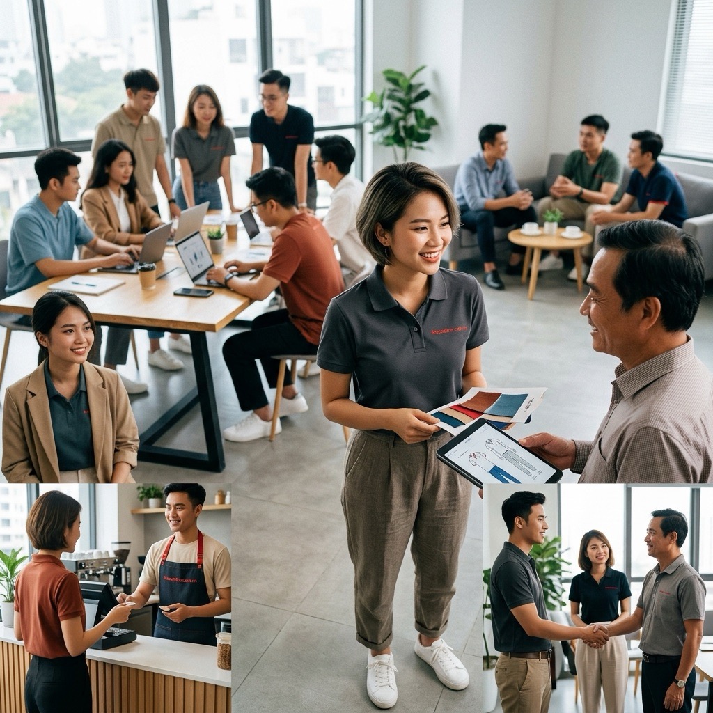 Hình ảnh áo thun đồng phục