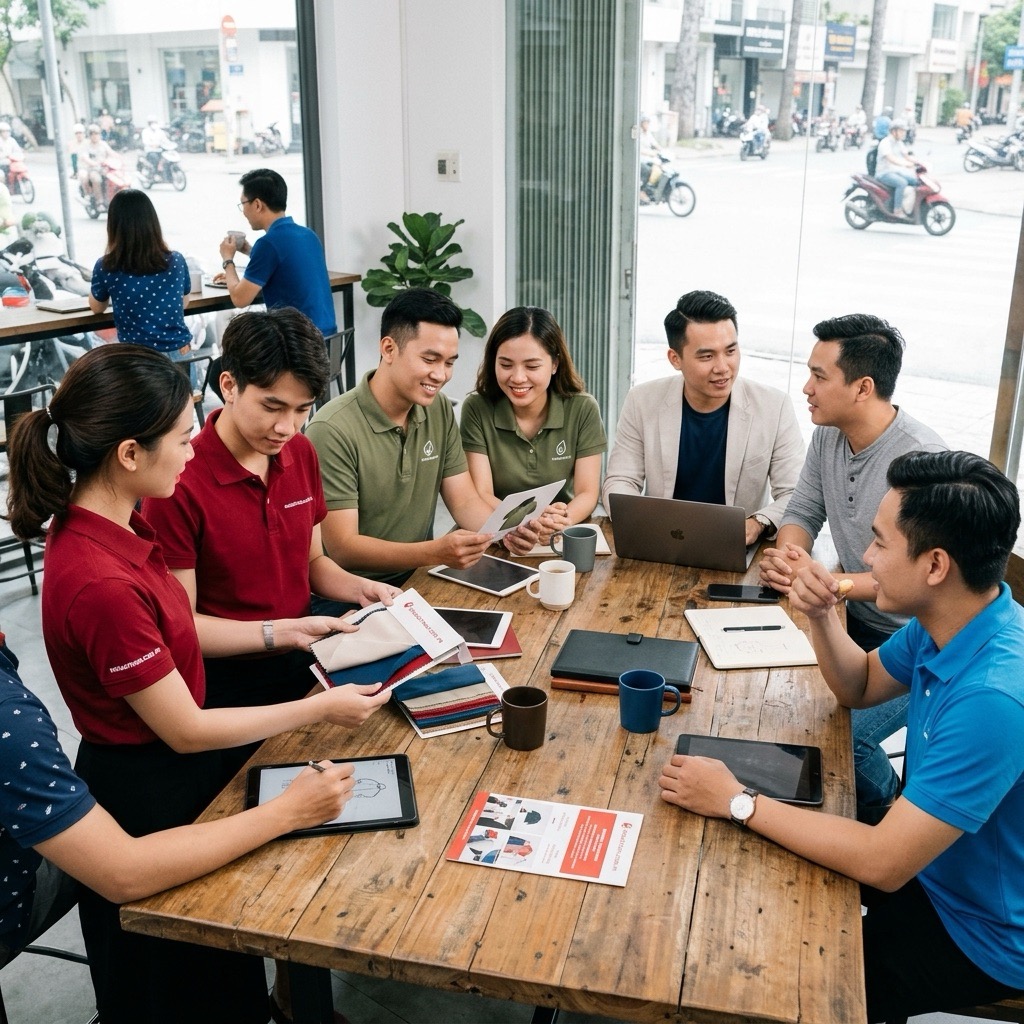 Hình ảnh áo thun đồng phục