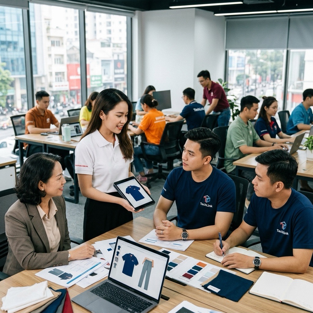 Hình ảnh áo thun đồng phục