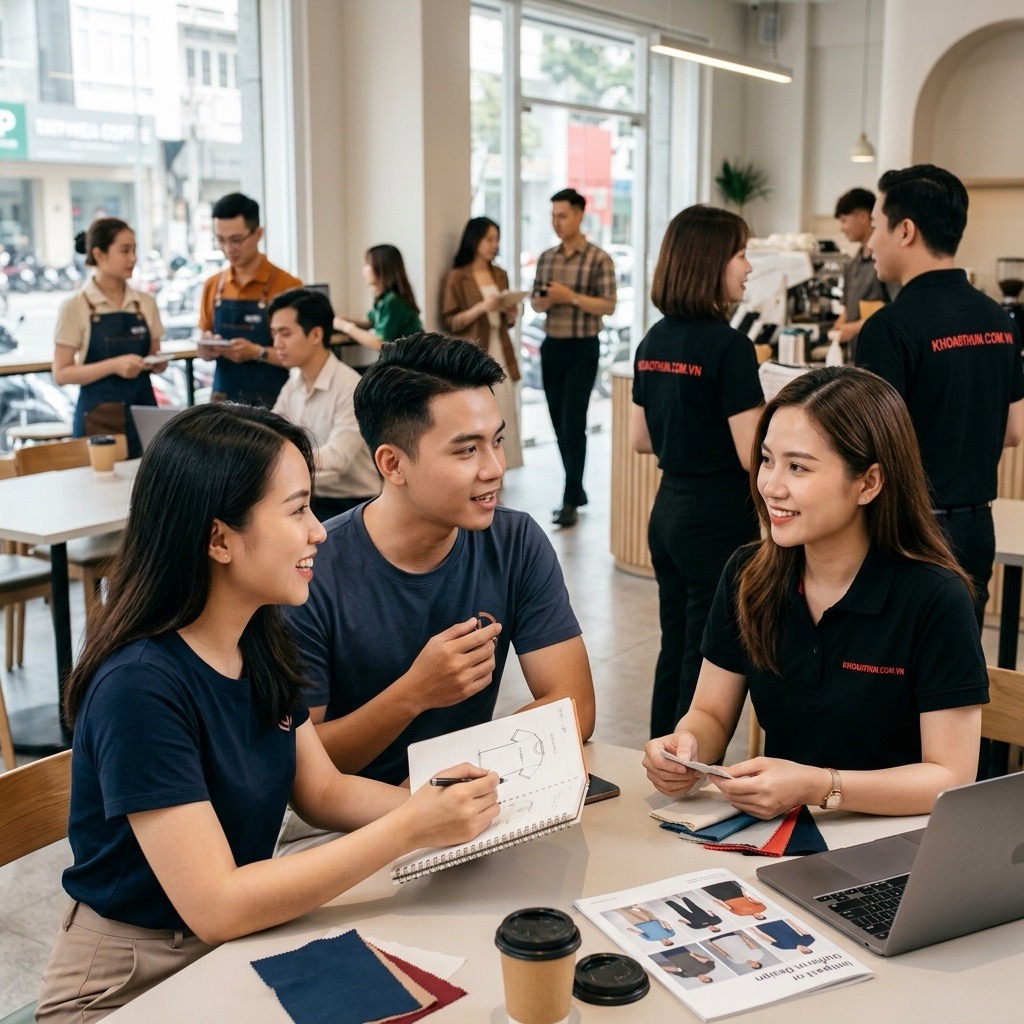 Hình ảnh áo thun đồng phục