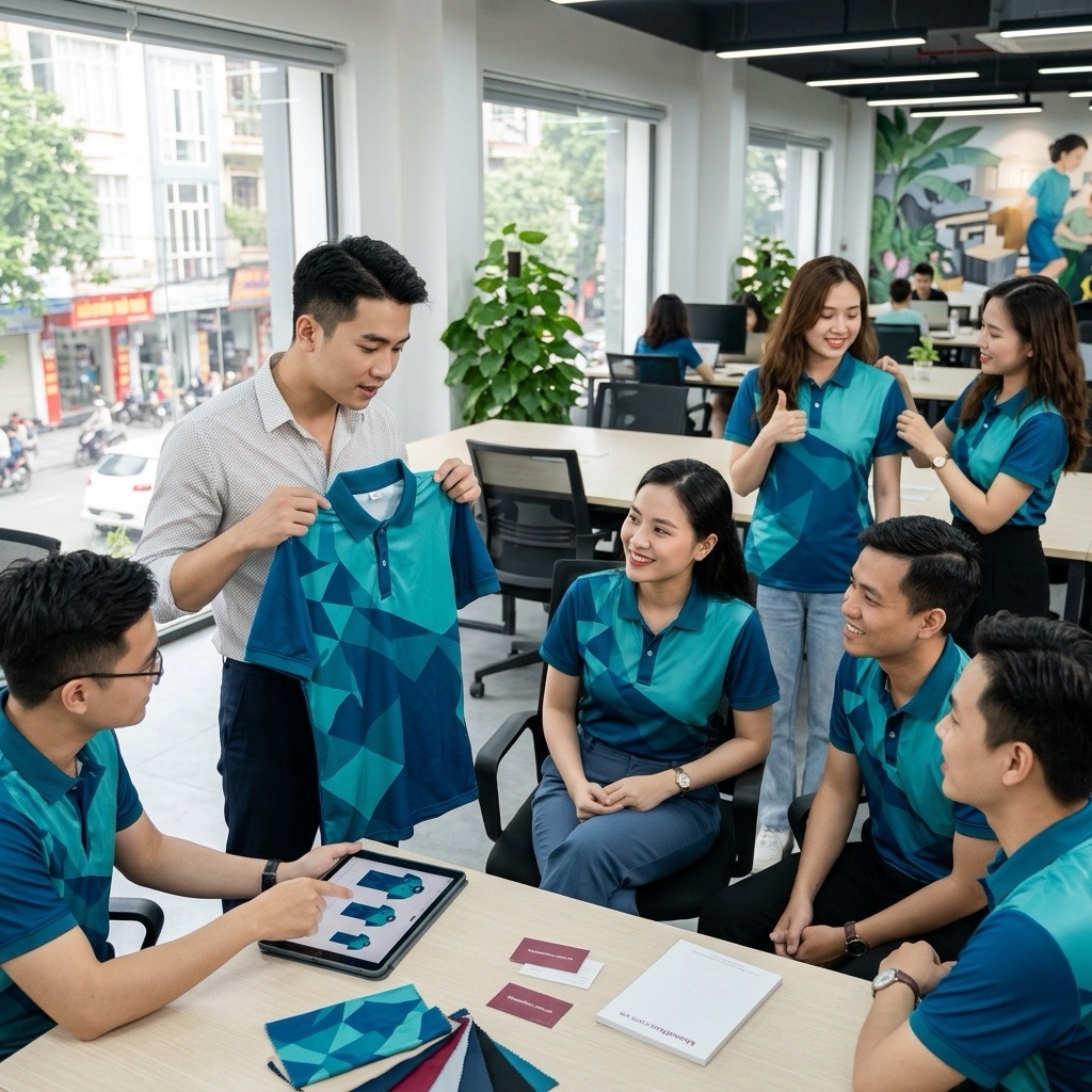 Hình ảnh áo thun đồng phục