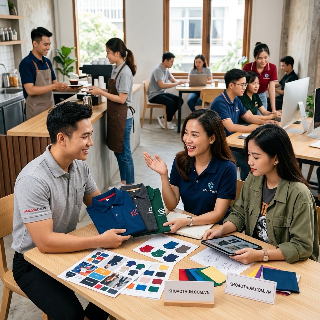 Hình ảnh áo thun đồng phục