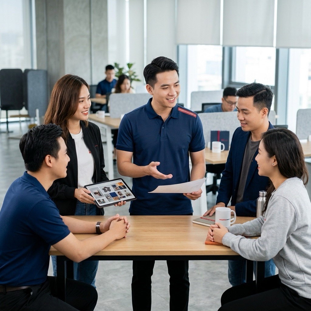 Hình ảnh áo thun đồng phục