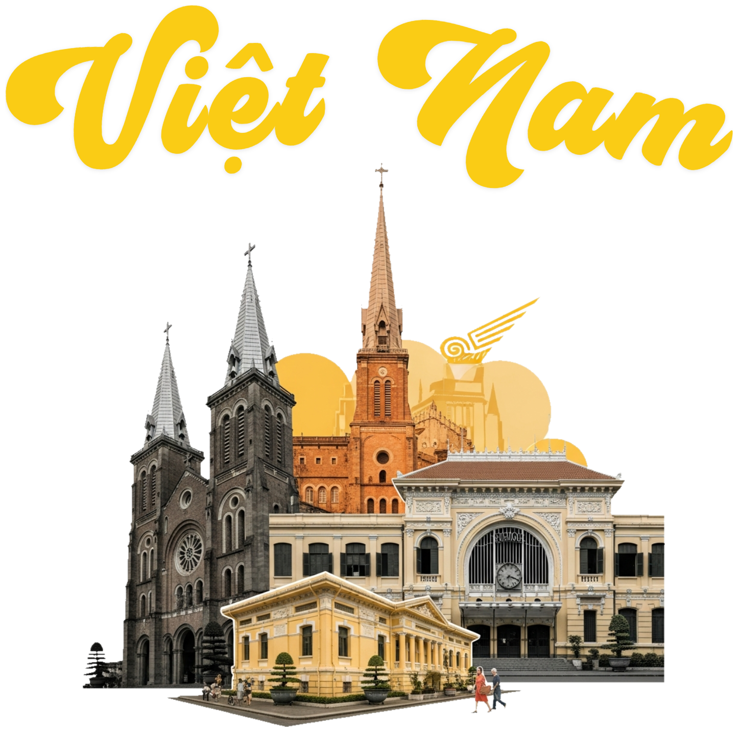 Áo Thun Đỏ Việt Nam Phong Cách Retro Sài Gòn - 010426-15-21-RJD