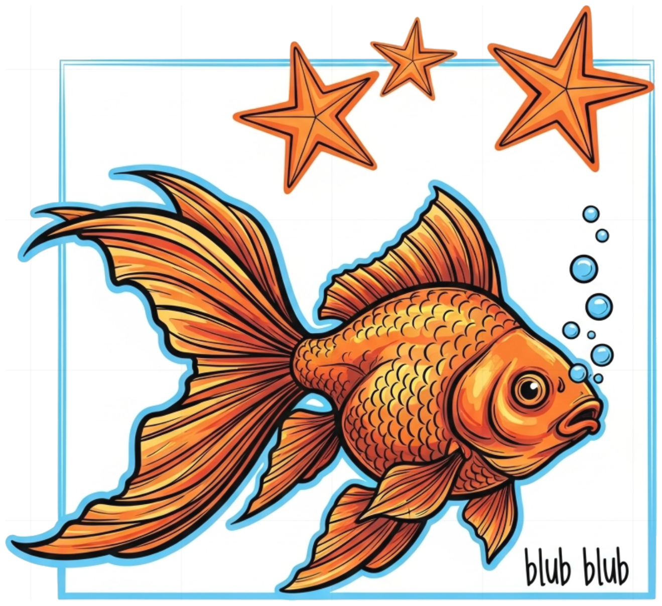 Áo Thun Unisex Cá Vàng Goldfish Design Form Rộng Cotton Cao Cấp - Xu Hướng Local Brand Thời Trang Đi Chơi Du Lịch 010626-15-30-BLF