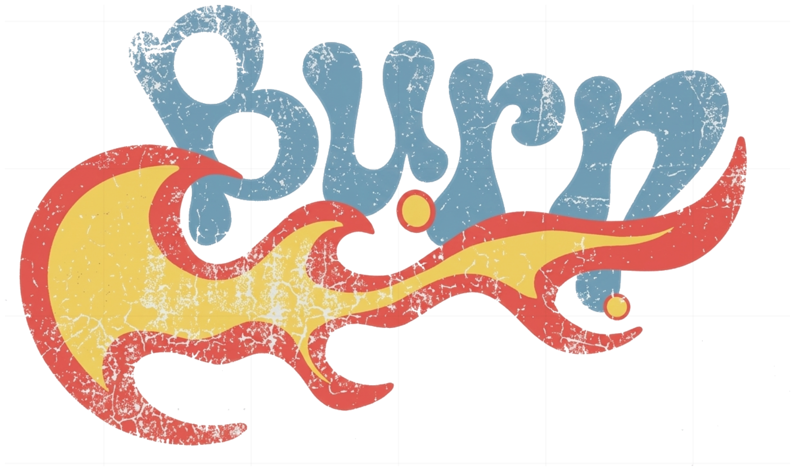 Áo Thun Dài Tay Burn Vintage 70s Psychedelic Skater Streetwear Cotton Dày Dặn Form Boxy Unisex - 011026-08-40-QPI