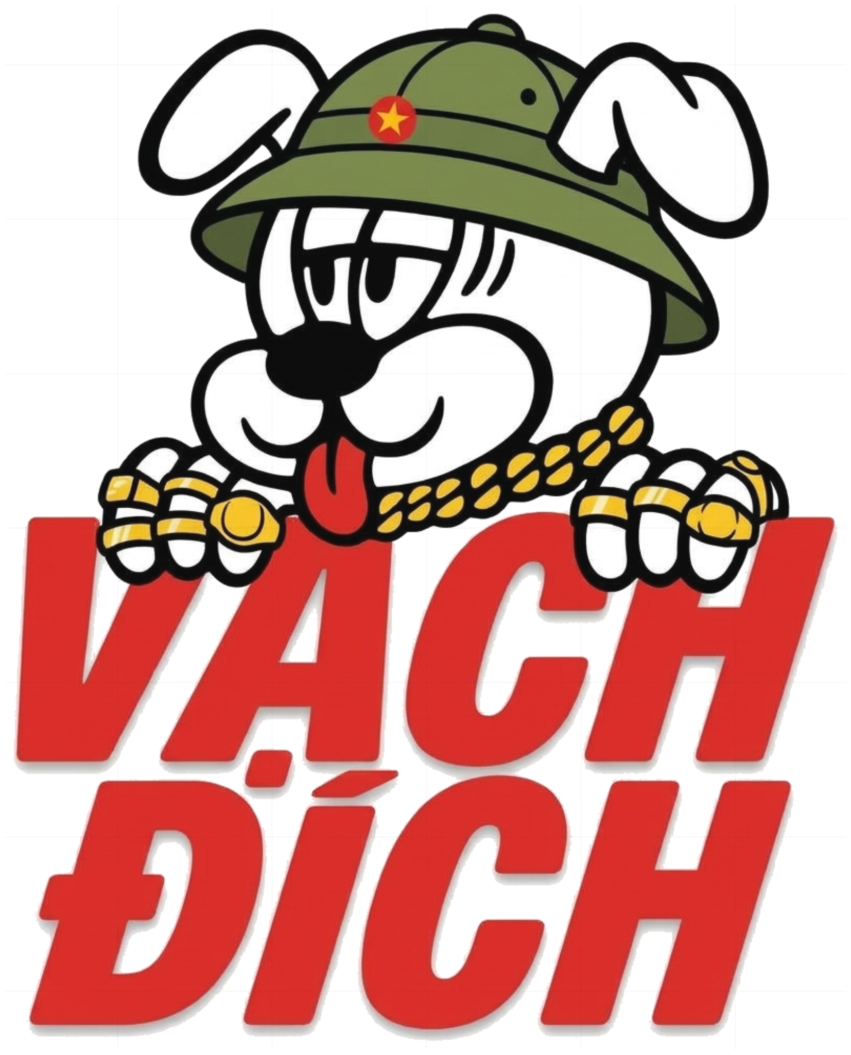 Áo Thun Bulldog Mũ Cối Vạch Đích Unisex Oversize Streetwear Graphic Tee vietnam.yo - 021026-14-21-DRA