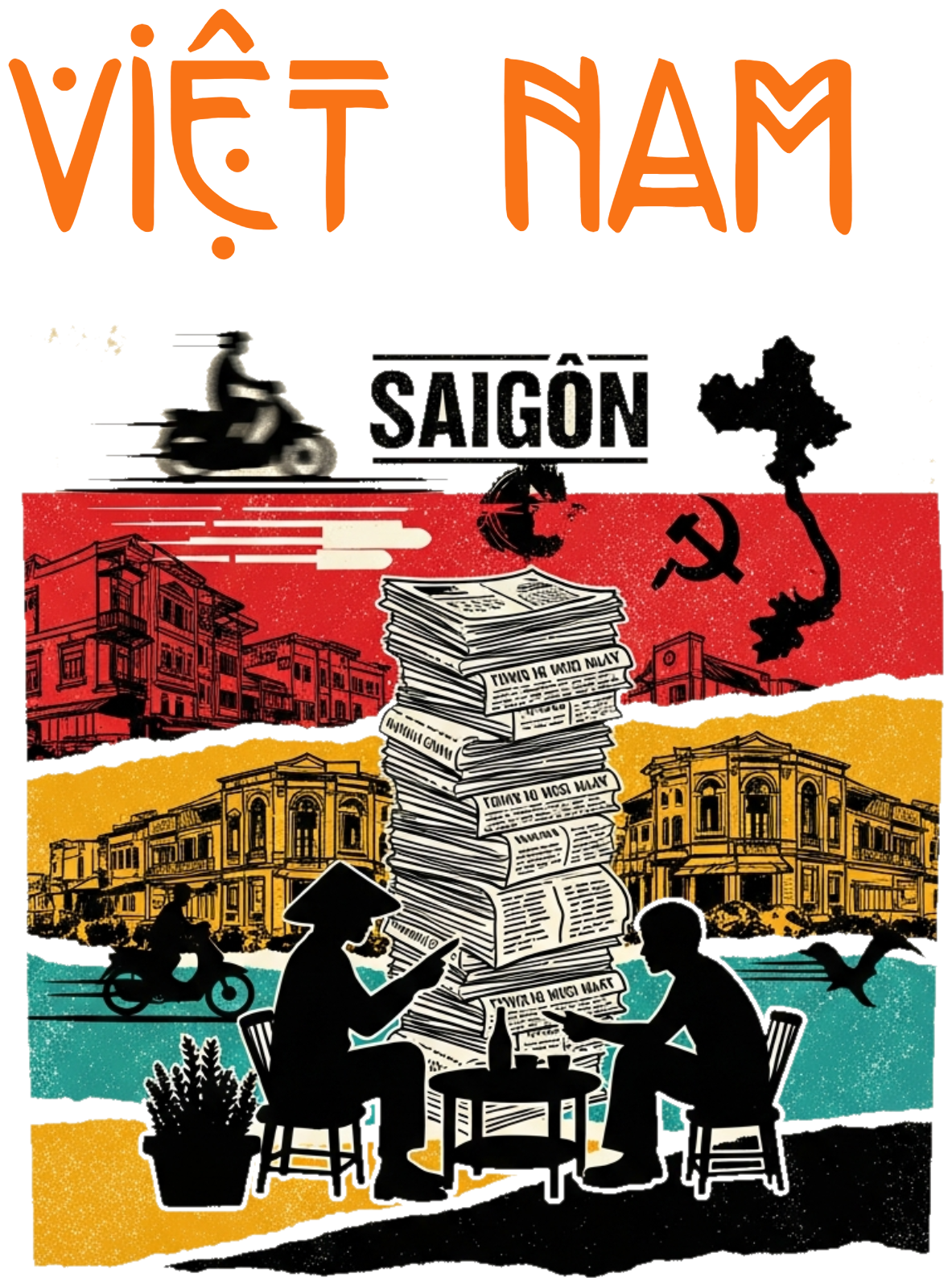 Áo Thun Việt Nam Streetwear Phong Cách Vintage Saigon - 030426-14-51-UUF