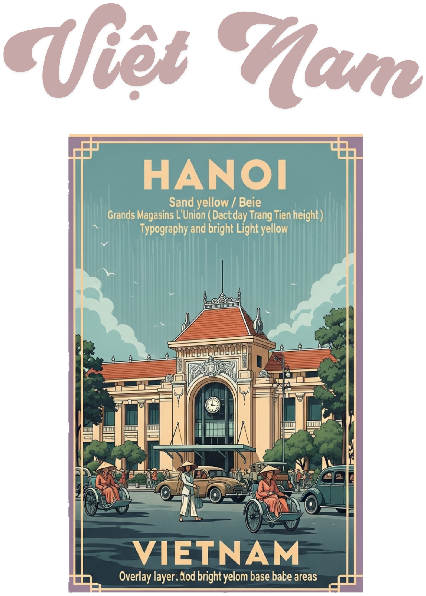 Áo Thun Đen In Hình Hà Nội Retro Vintage Việt Nam - 030426-15-20-SGA