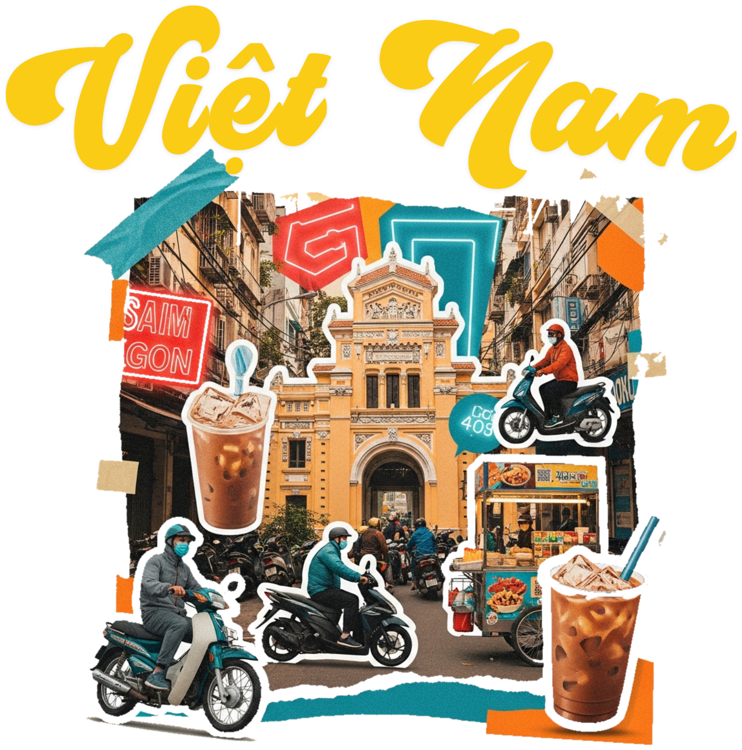 Áo Thun Streetwear Sài Gòn Vintage Việt Nam - 030426-16-02-ERG