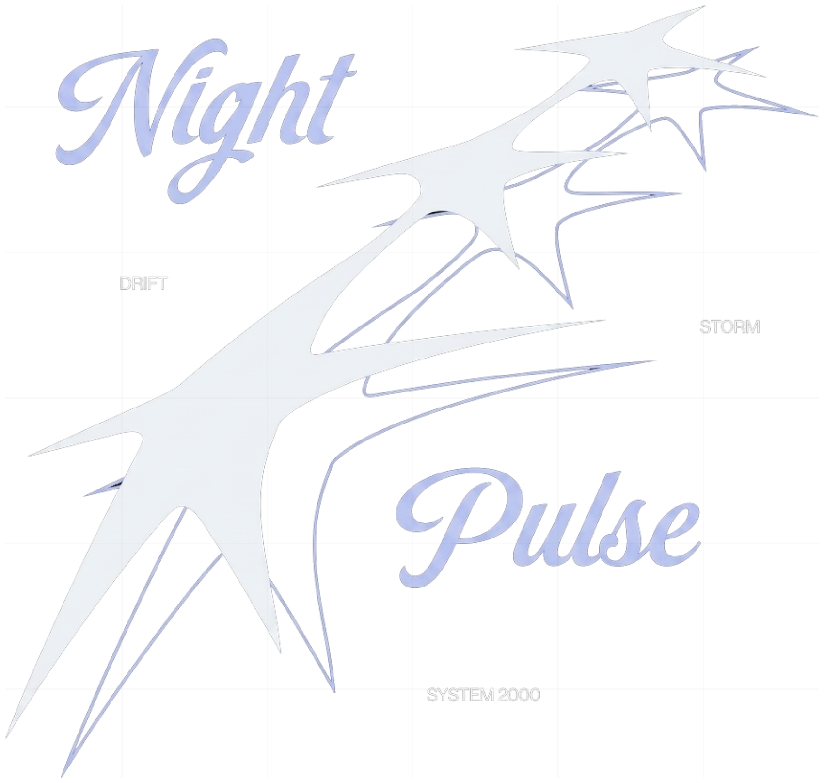 Áo Thun Boxy Y2K Starburst Cyberpunk Cotton Streetwear Unisex Night Pulse - 031026-09-51-RAG