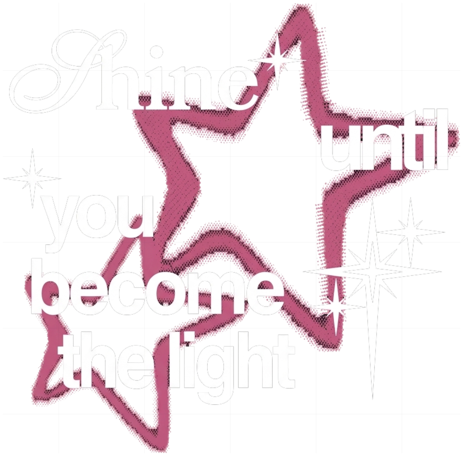 Áo Thun Boxy Streetwear Cyber Y2K In Airbrush Cực Chất Shine Until You Become The Light - 031026-10-17-DQA
