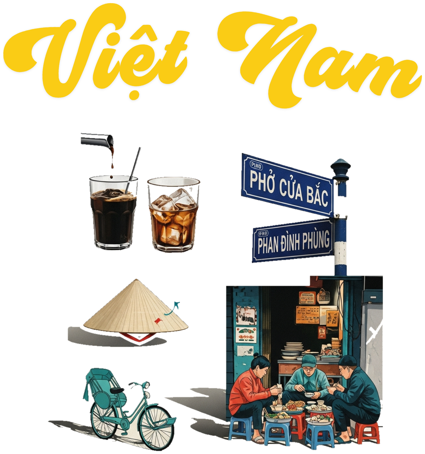 Áo Thun Đen Việt Nam Phong Cách Editorial Collage - 040426-09-58-RUY