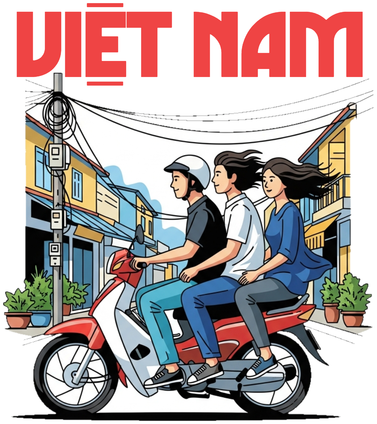 Áo Thun Việt Nam Streetstyle Năng Động - 040426-11-38-MEF