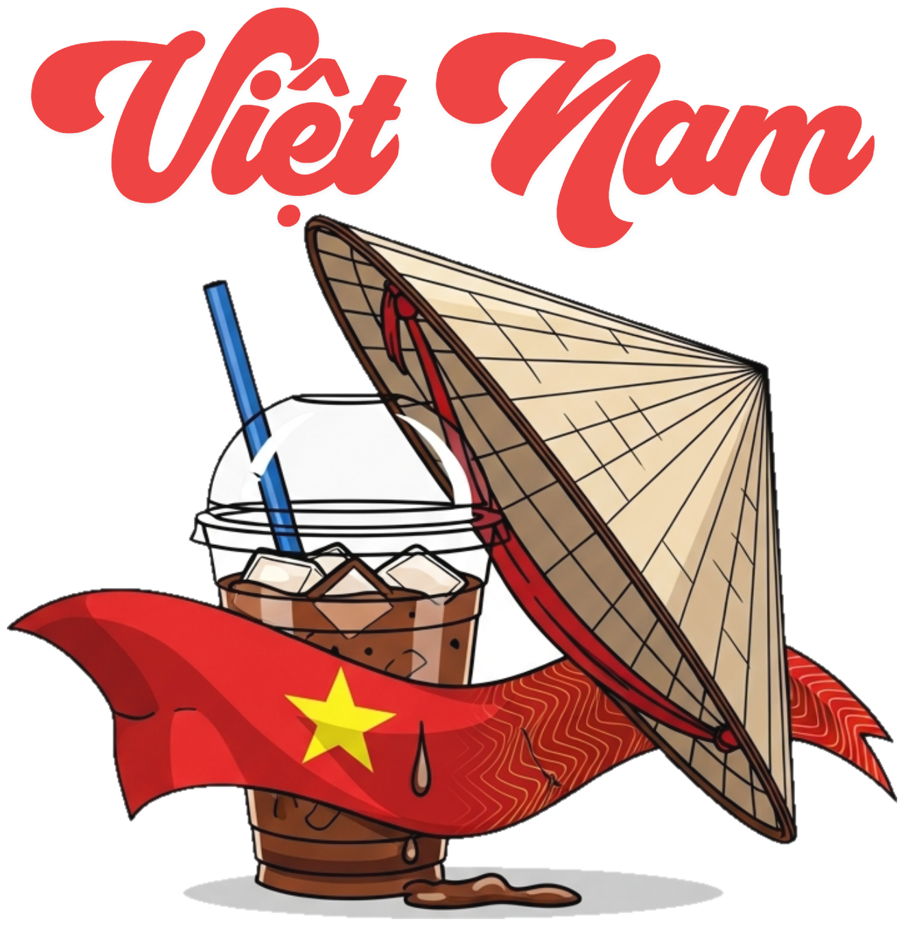 Áo Thun Trắng In Slogan Việt Nam Nghệ Thuật - 040426-15-04-IRT