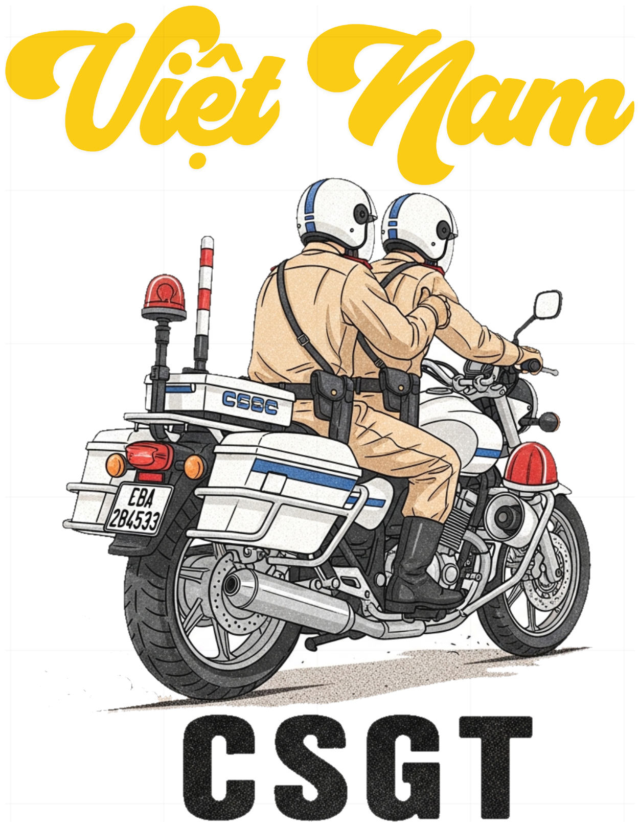 Áo Thun Trắng In Chữ Việt Nam Nghệ Thuật Cao Cấp - 040426-17-00-NMY