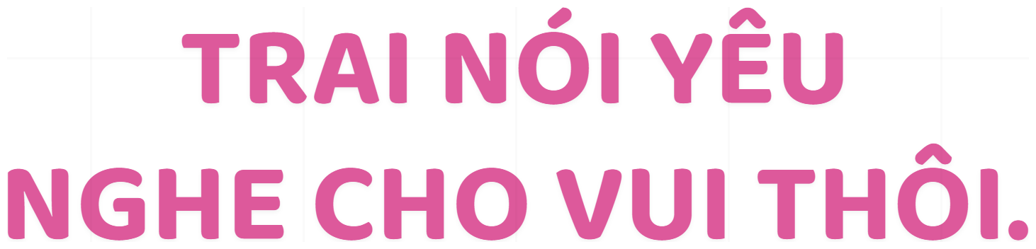 Áo Thun Trắng Slogan Trai Nói Yêu Nghe Cho Vui Thôi Cotton Form Rộng - 050626-14-42-GFK