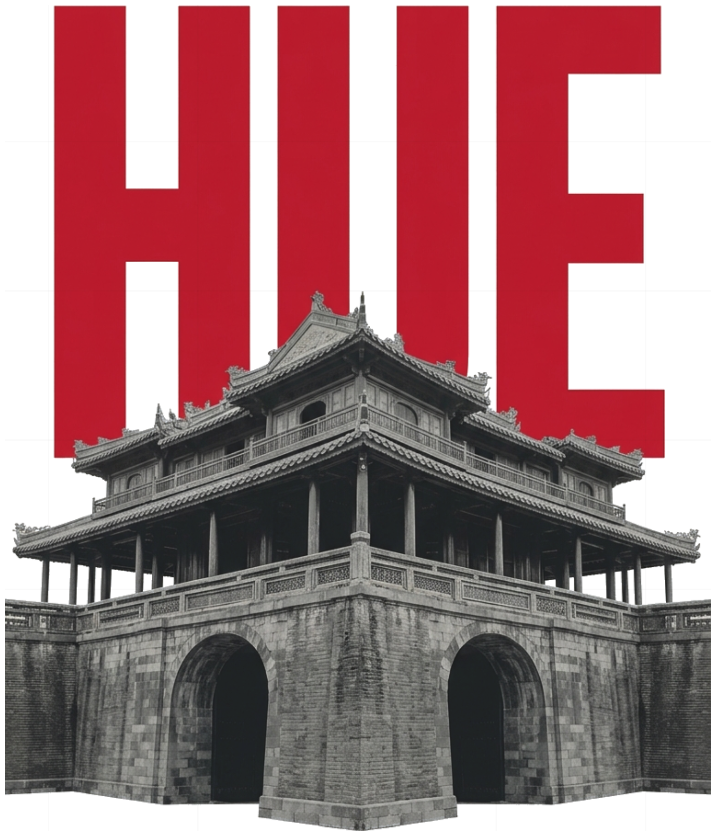Áo thun HUE Heritage Brutalist Streetwear Cotton Form Boxy Cực Chất - 050926-08-42-BYH