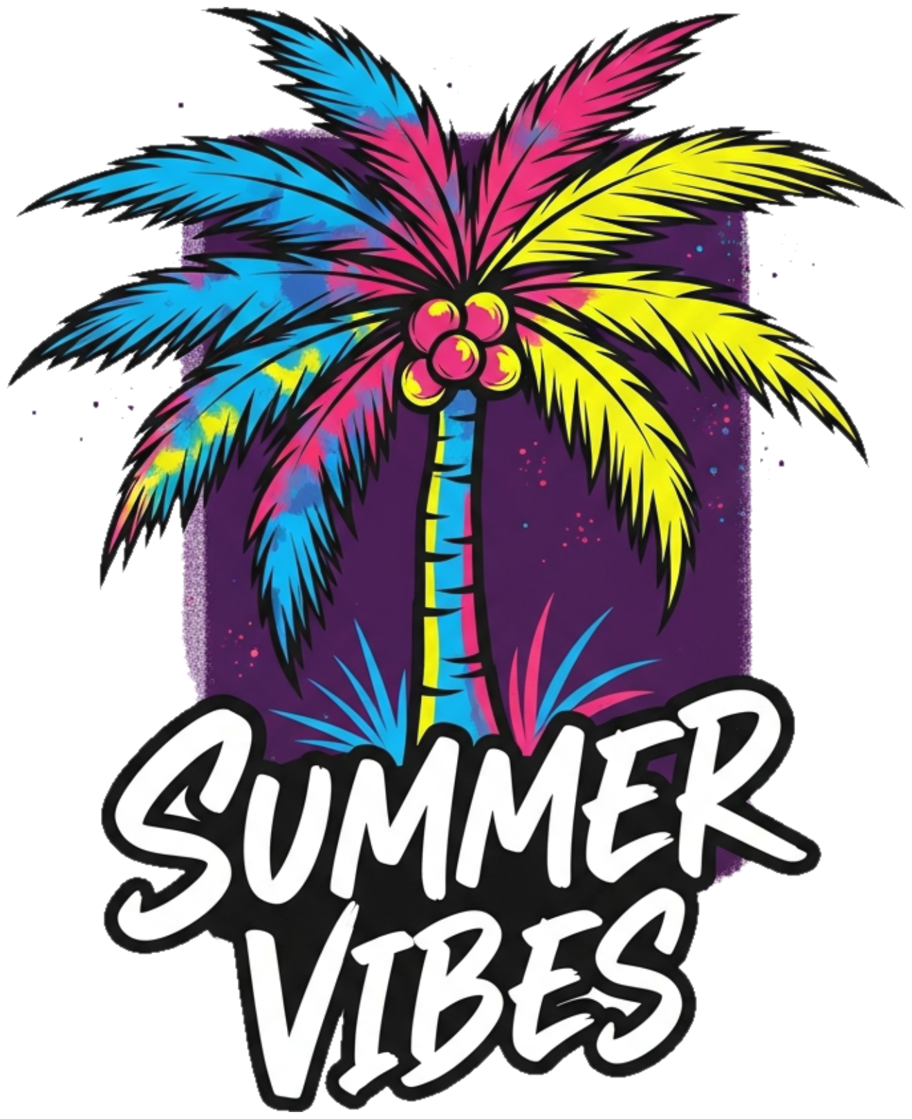 Áo Thun Trắng Summer Tropical Streetwear Design - 060426-16-18-LJL