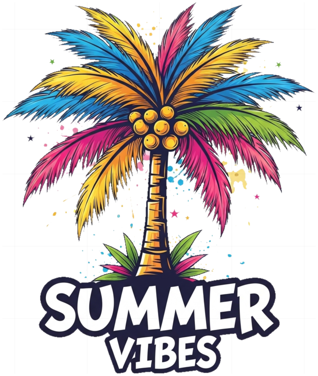 Áo Thun Kem Design Tropical Summer Streetwear - 060426-16-21-ASB