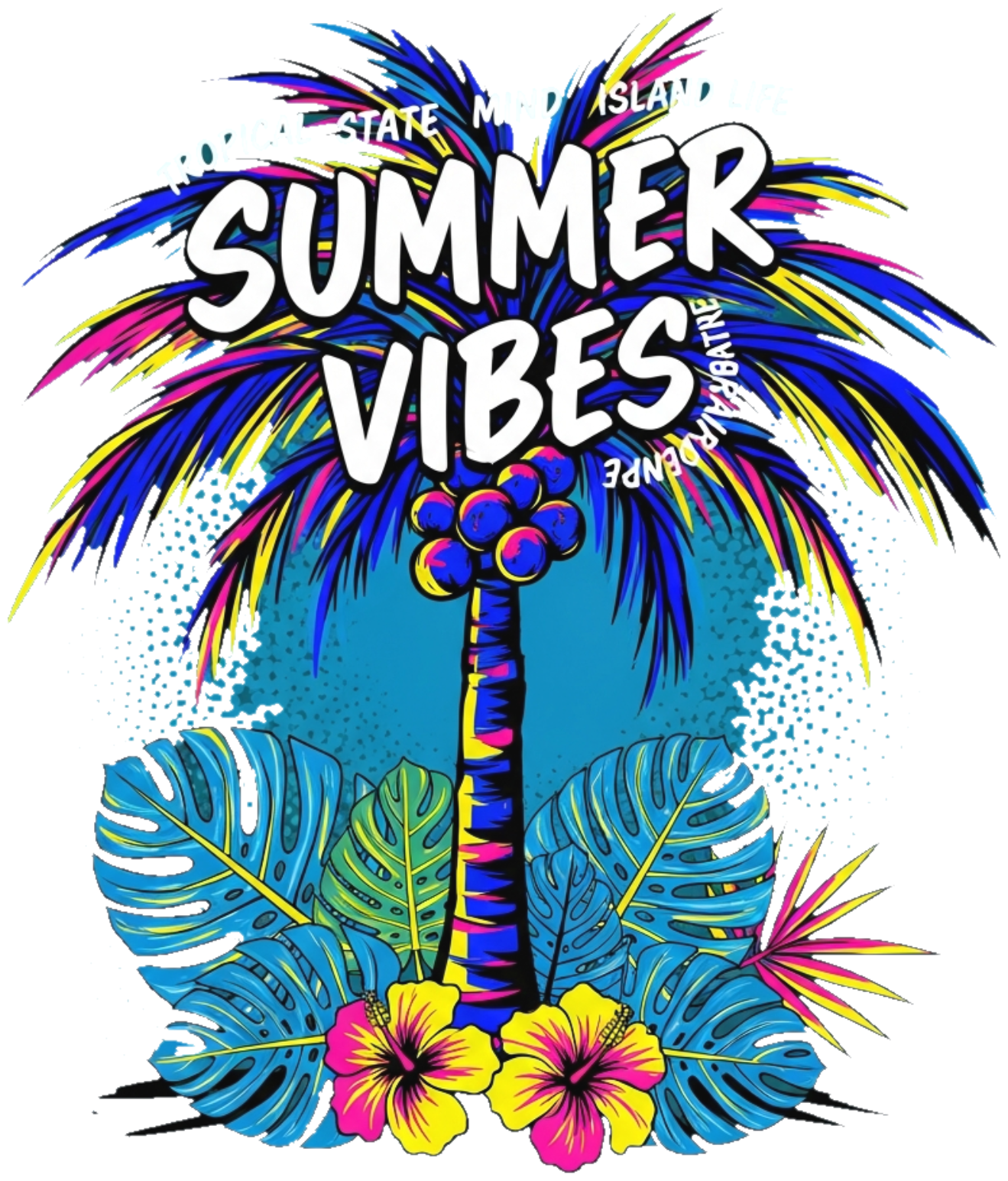 Áo Thun Kem Summer Tropical Streetwear Design - 060426-16-46-AZZ