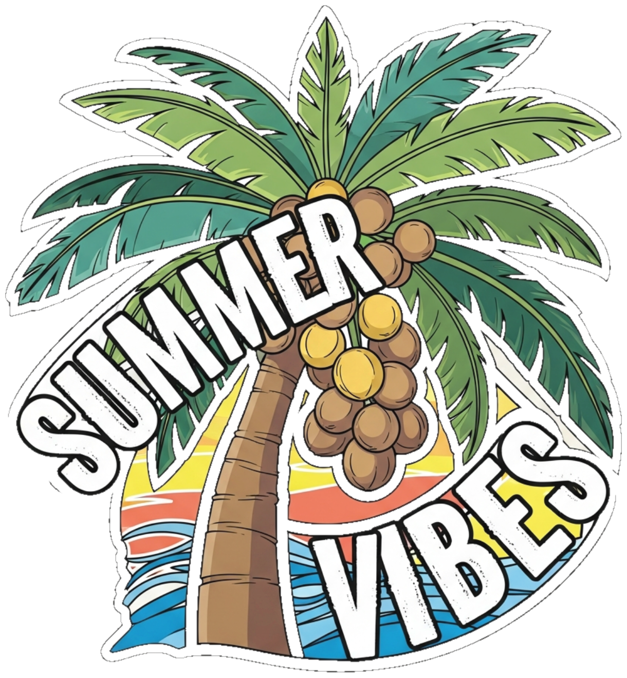 Áo Thun Streetwear Tropical Design Cây Dừa - 070426-10-25-WXV