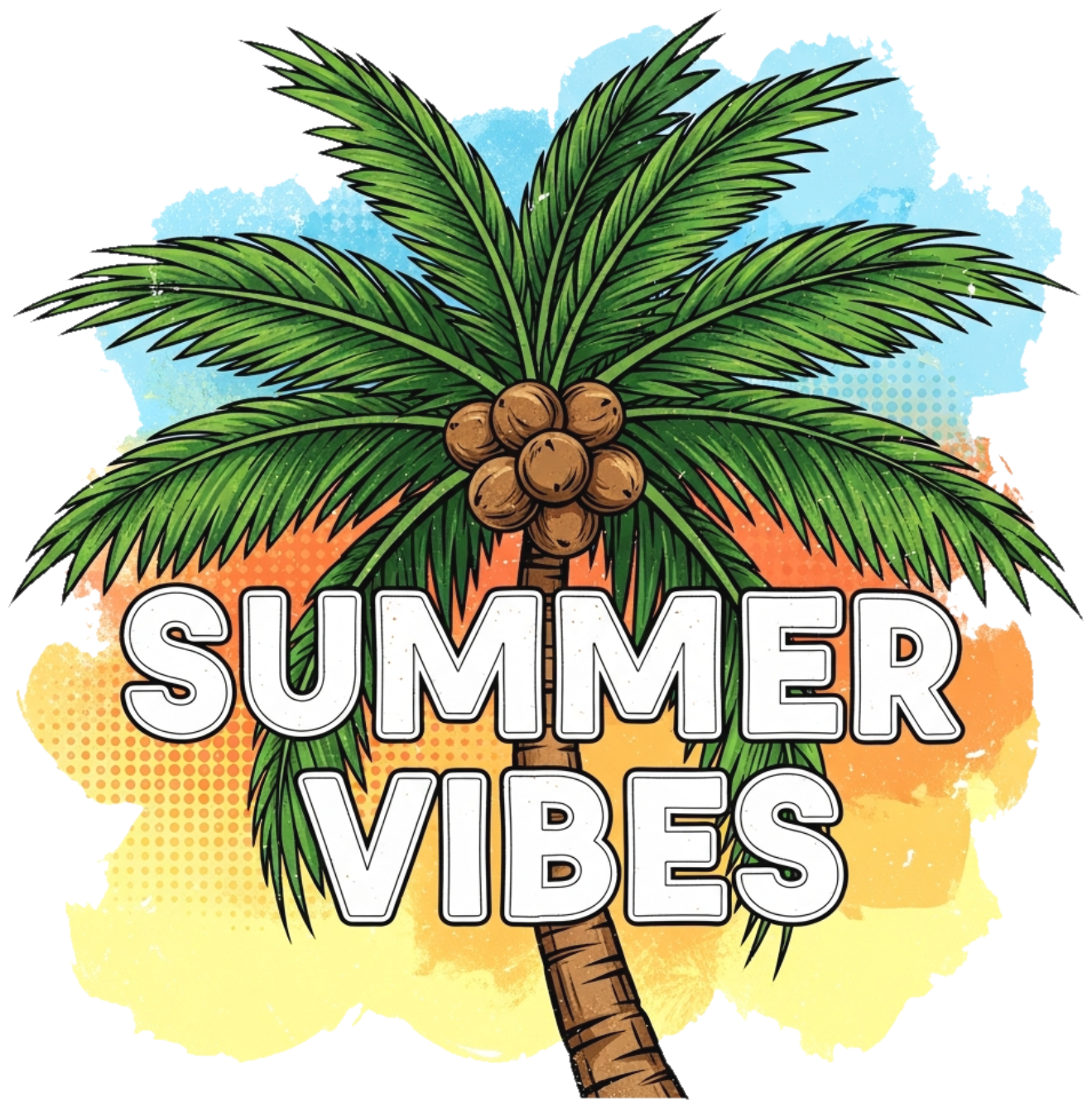 Áo Thun Streetwear Summer Tropical Slogan Design - 070426-10-31-TQY