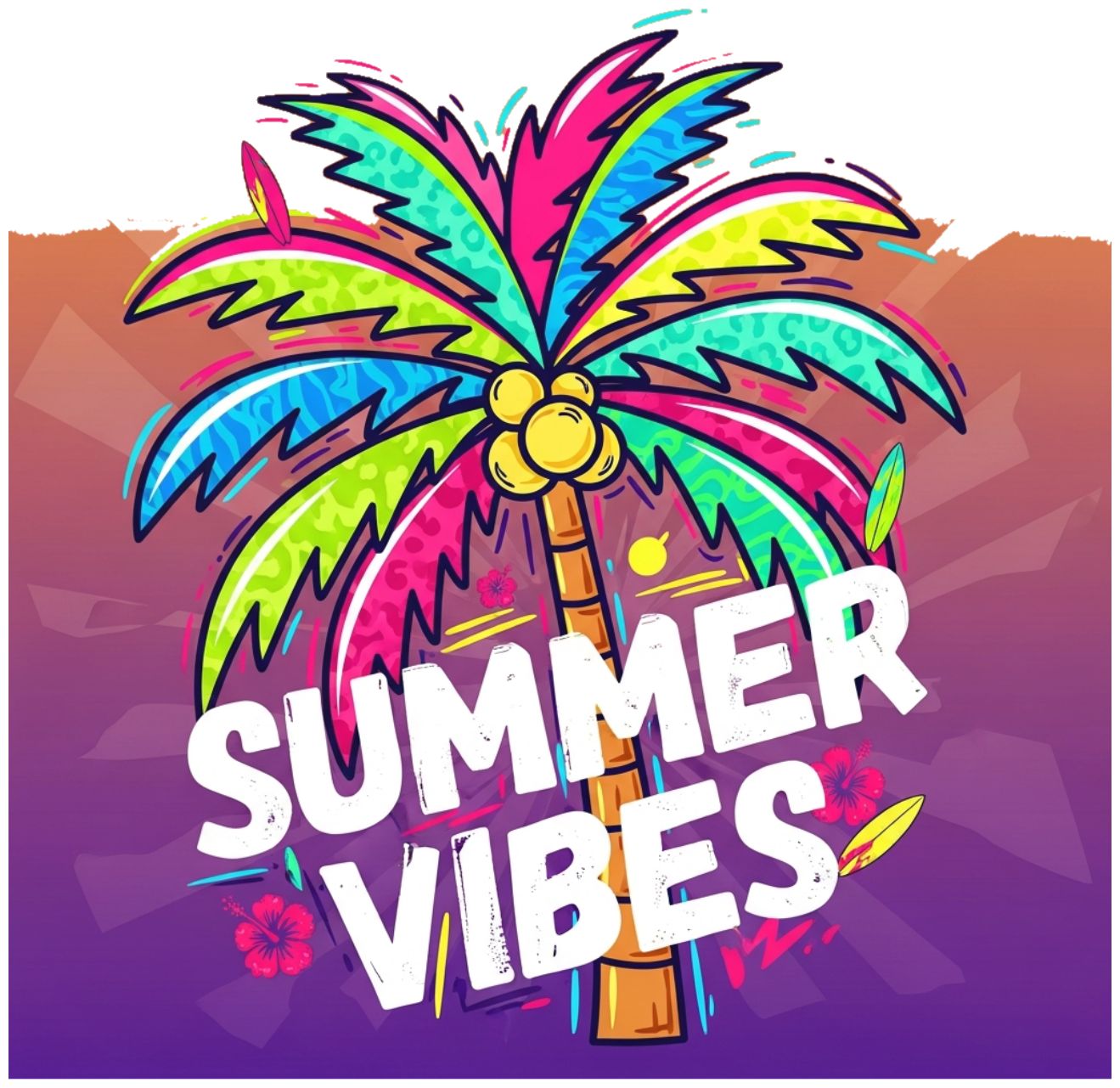 Áo Thun Kem Summer Tropical Streetwear Cây Dừa - 070426-10-38-GLD