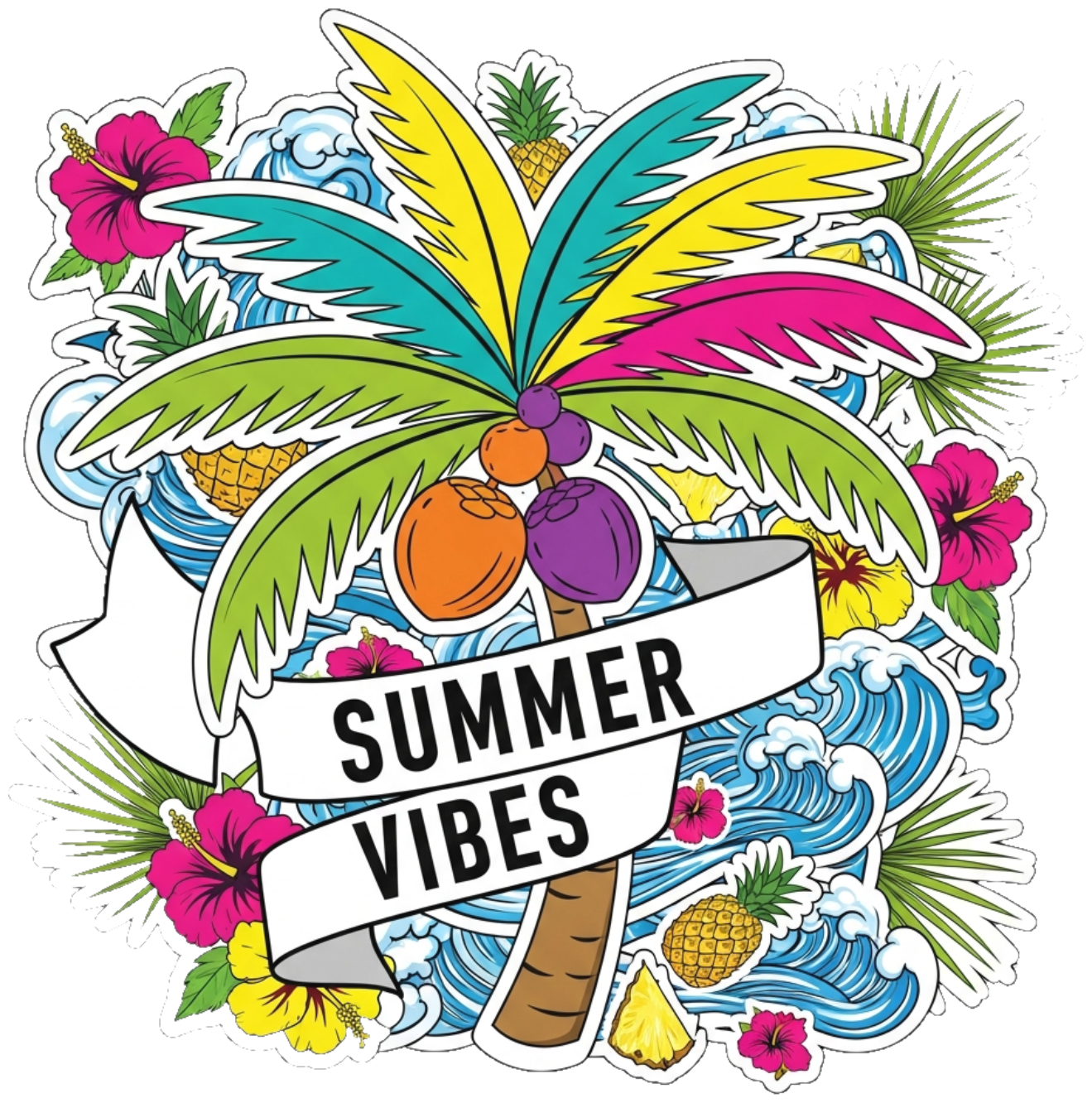 Áo Thun Streetwear Summer Vibes Màu Kem Design - 070426-10-38-XJJ